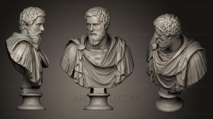 Busts and heads antique and historical (BUSTA_0372) 3D model for CNC machine
